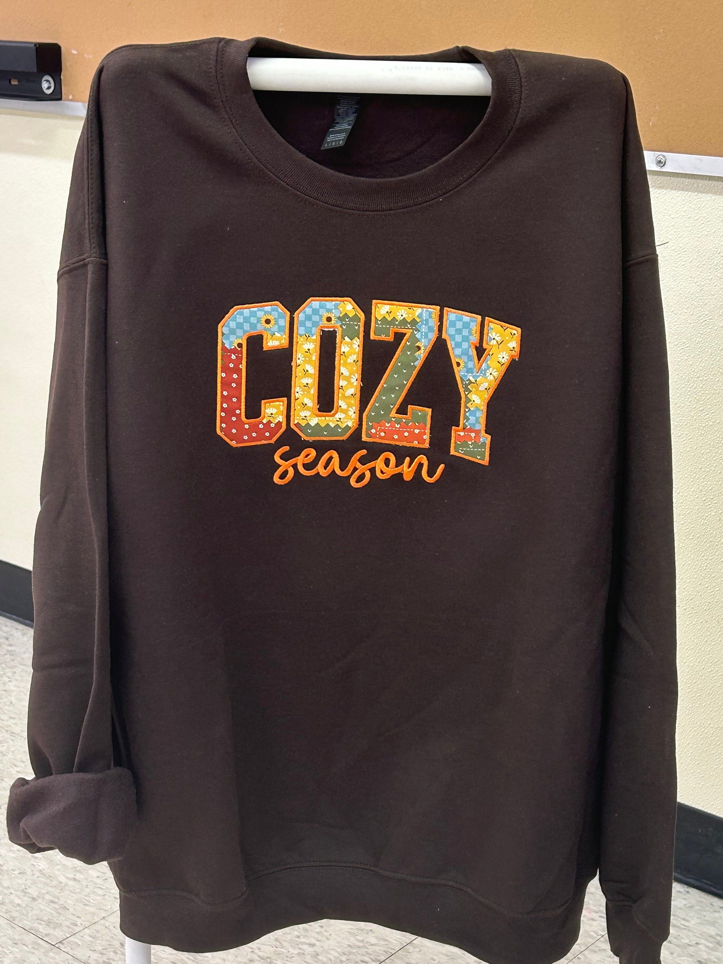 Cozy Season Embroidery crewneck