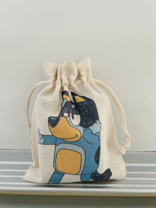 Party Favor woven bags, birthday theme goody bags
