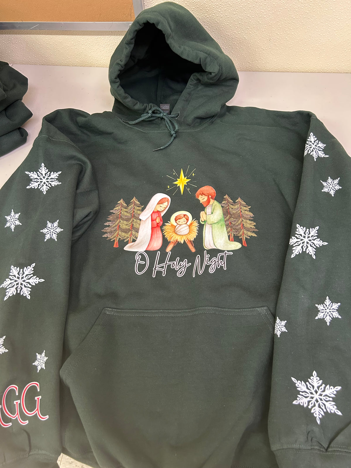Nativity O Holy Night Crewneck Sweatshirt