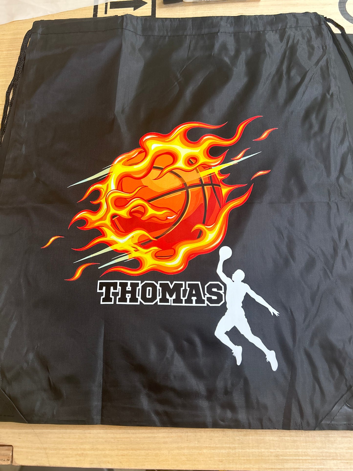 Sports/birthdays Custom drawstring backpacks bags 12pcs