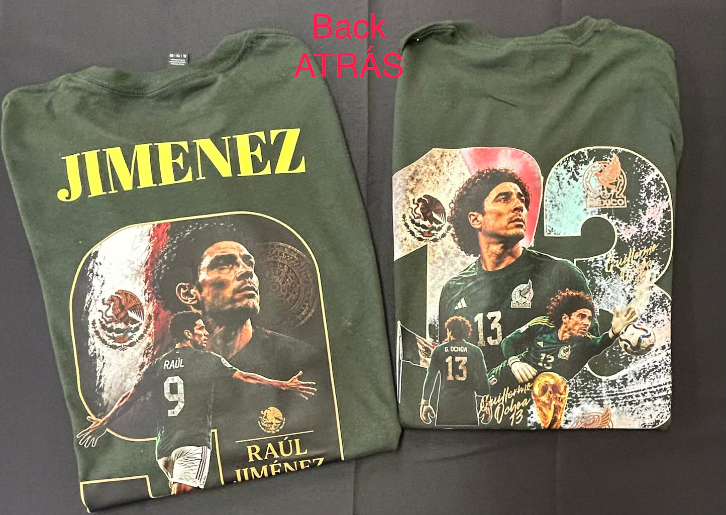 World Cup 2026 camisas de México Raúl Jiménez y Memo Ochoa