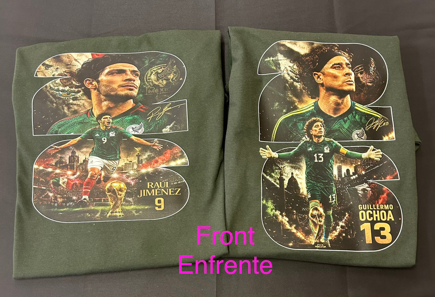 World Cup 2026 camisas de México Raúl Jiménez y Memo Ochoa