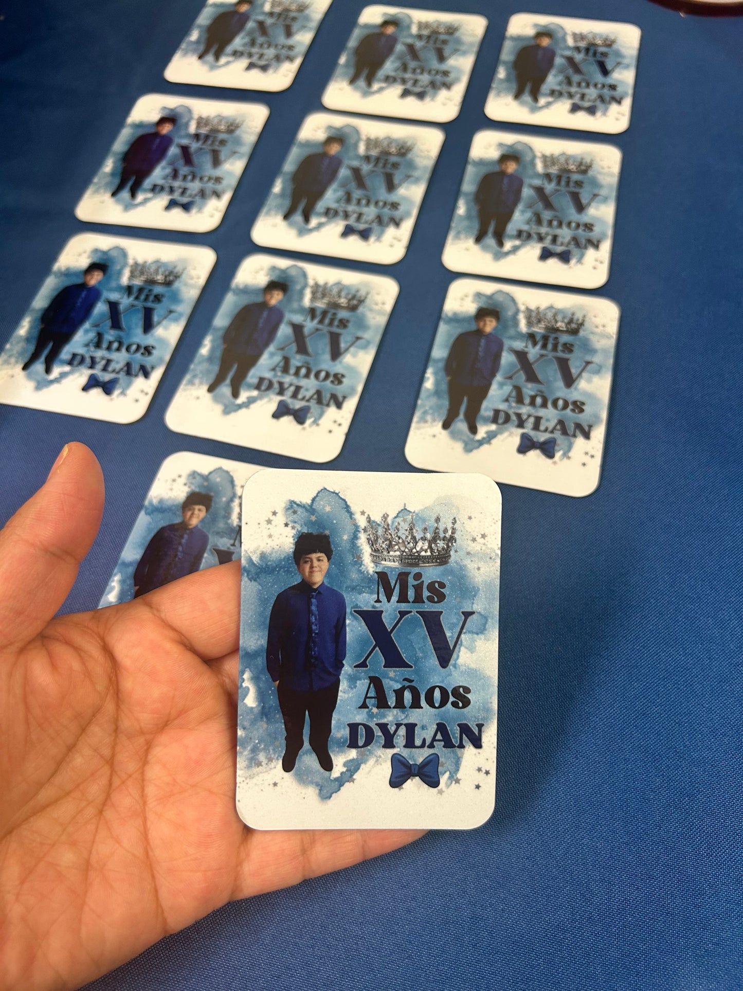Imanes personalizados para fiestas y negocios 12pcs