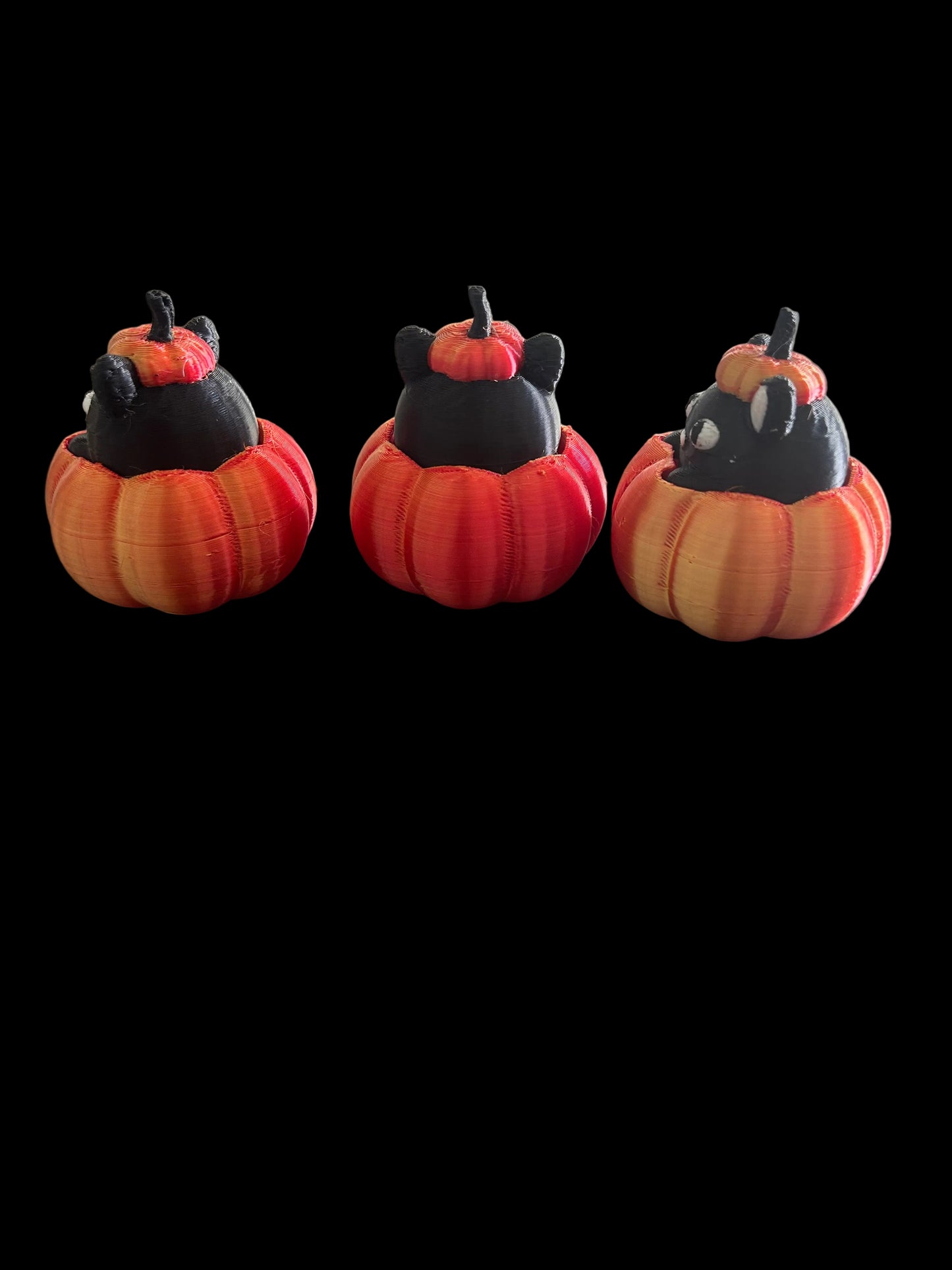 3D printed Pumpkin Cat Clickers 🎃🐈‍⬛
