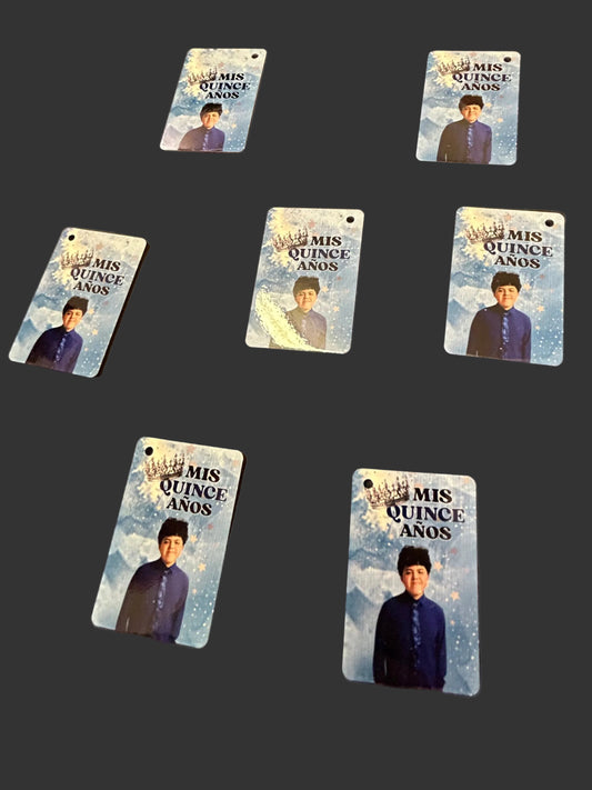 Llaveros personalizados para fiestas y negocios 12pcs