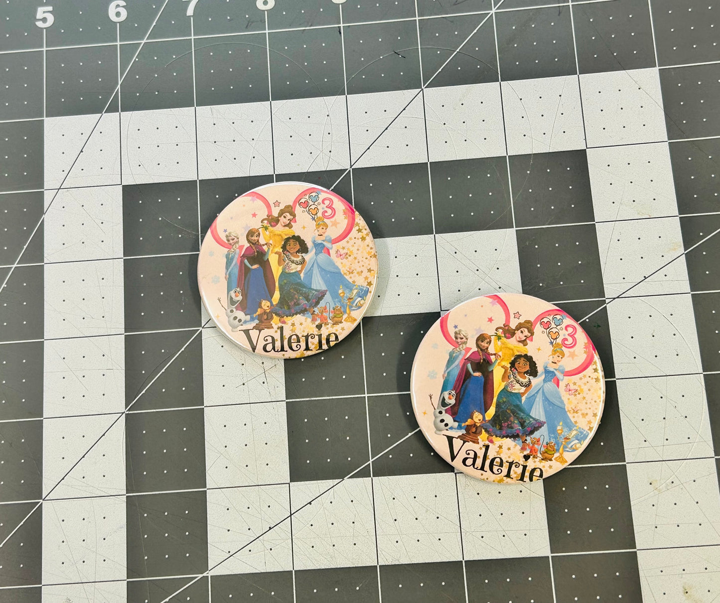 Custom pin buttons 12pcs
