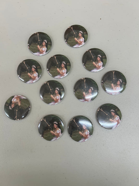 Custom pin buttons 12pcs