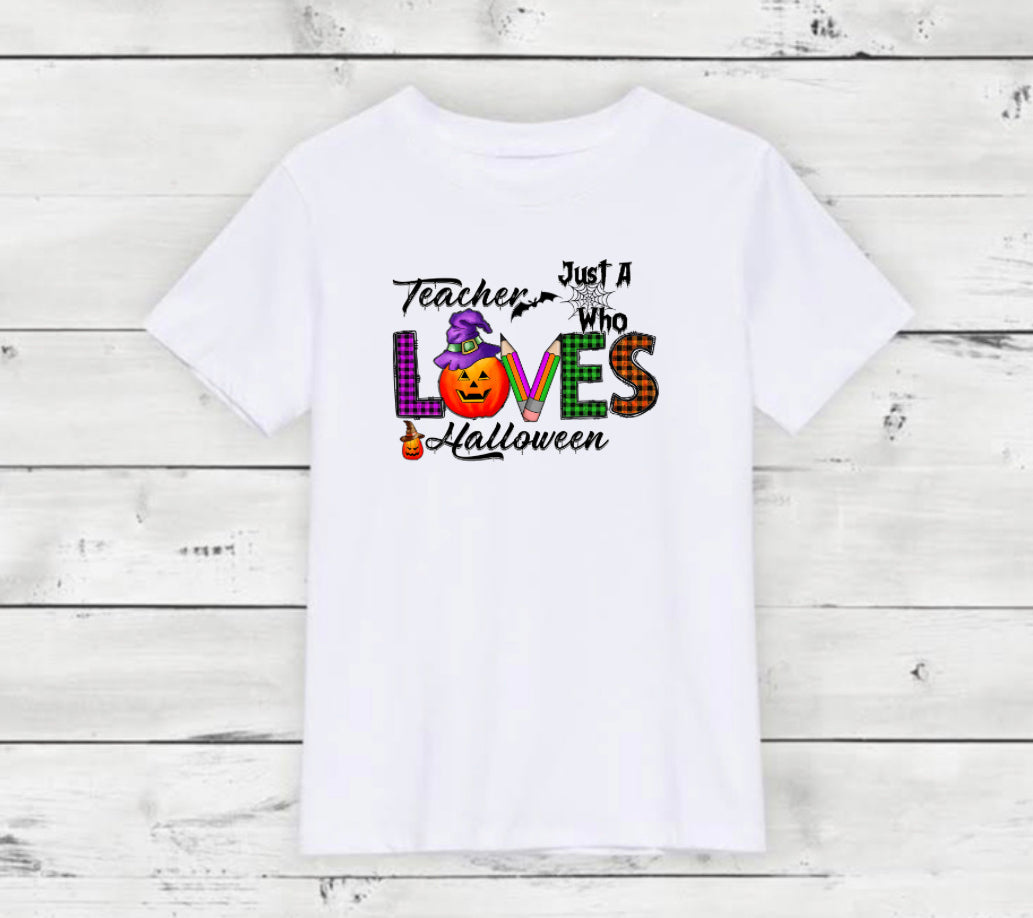 Teacher loves Halloween T-shirt